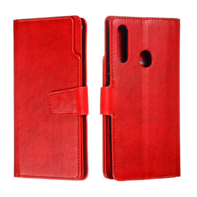 For Galaxy A20s Litchi Texture Horizontal Flip Leather Case