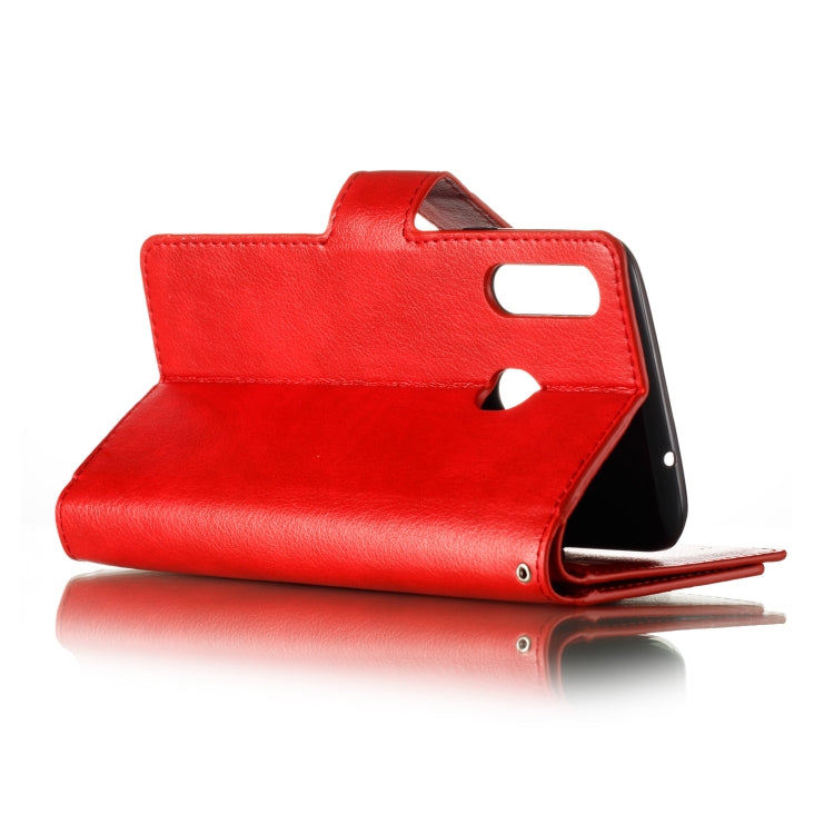 For Galaxy A20s Litchi Texture Horizontal Flip Leather Case
