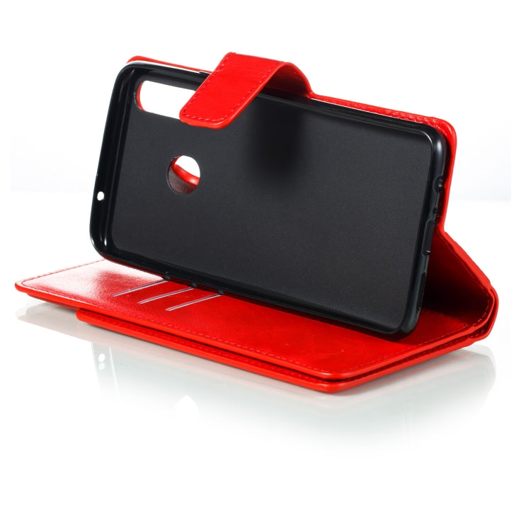 For Galaxy A20s Litchi Texture Horizontal Flip Leather Case