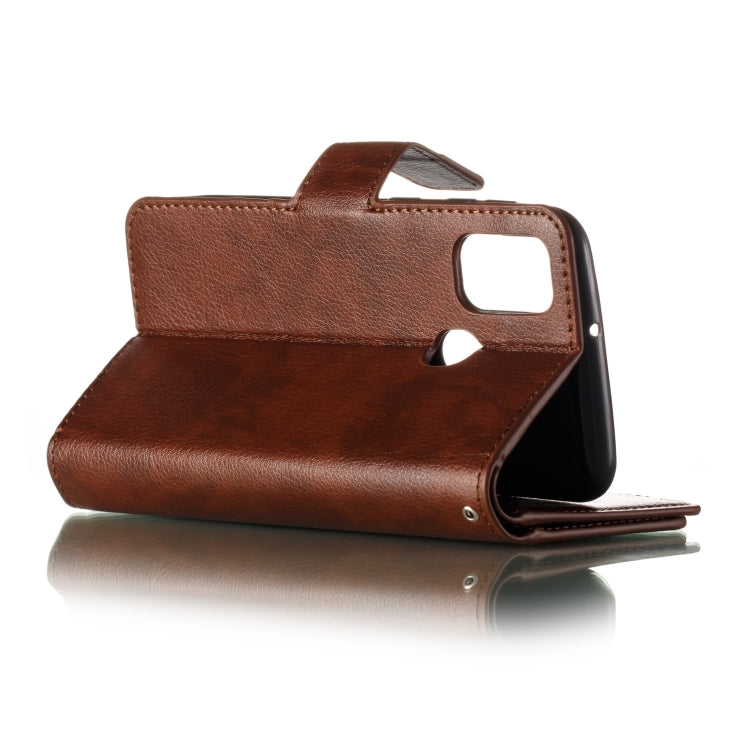 For Galaxy M30s Litchi Texture Horizontal Flip Leather Case, with Nine Card Slots & Wallet & Photo Frame