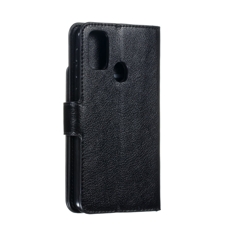 For Galaxy M30s Litchi Texture Horizontal Flip Leather Case, with Nine Card Slots & Wallet & Photo Frame