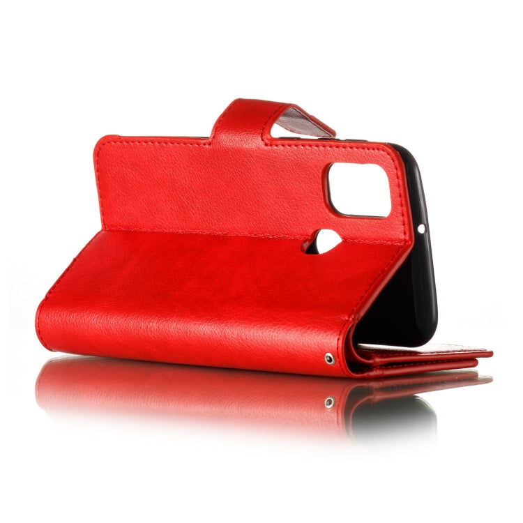 For Galaxy M30s Litchi Texture Horizontal Flip Leather Case, with Nine Card Slots & Wallet & Photo Frame