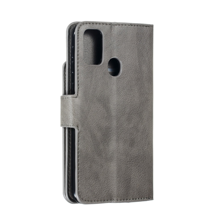 For Galaxy M30s Litchi Texture Horizontal Flip Leather Case, with Nine Card Slots & Wallet & Photo Frame