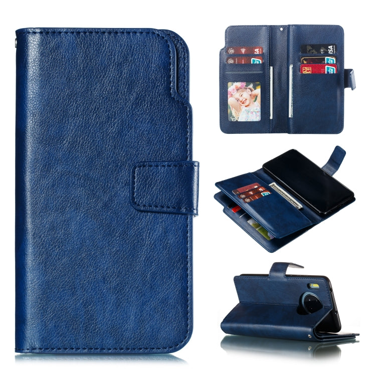For Huawei Mate 30 Litchi Texture Horizontal Flip Leather Case, with Nine Card Slots & Wallet & Photo Frame
