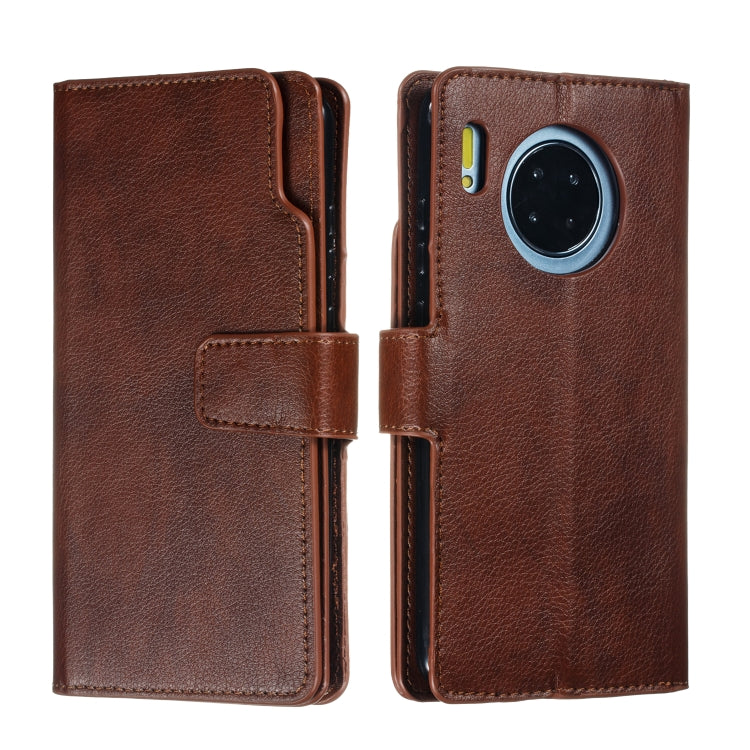 For Huawei Mate 30 Litchi Texture Horizontal Flip Leather Case, with Nine Card Slots & Wallet & Photo Frame
