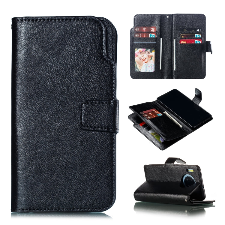 For Huawei Mate 30 Litchi Texture Horizontal Flip Leather Case, with Nine Card Slots & Wallet & Photo Frame