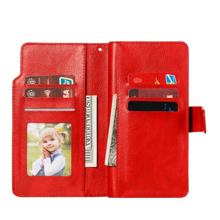 For Huawei Mate 30 Litchi Texture Horizontal Flip Leather Case, with Nine Card Slots & Wallet & Photo Frame