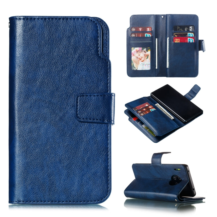 For Huawei Mate 30 Pro Litchi Texture Horizontal Flip Leather Case, with Nine Card Slots & Wallet & Photo Frame