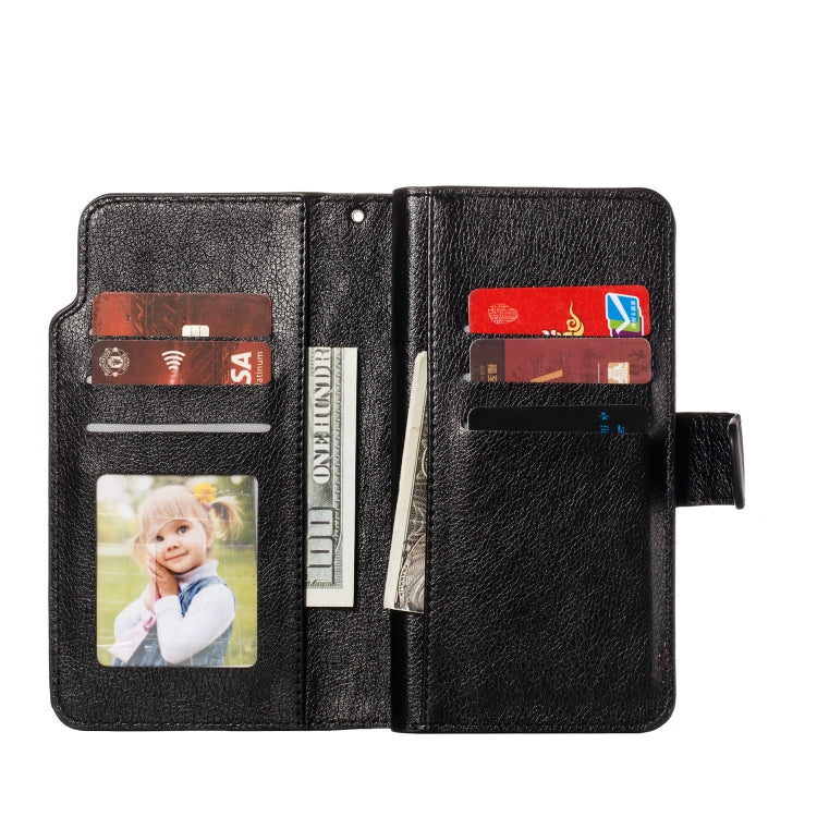 For Huawei Mate 30 Pro Litchi Texture Horizontal Flip Leather Case, with Nine Card Slots & Wallet & Photo Frame