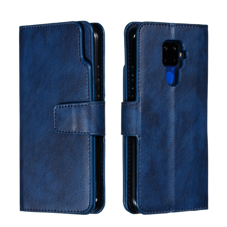 For Huawei Mate 30 Lite Litchi Texture Horizontal Flip Leather Case, with Nine Card Slots & Wallet & Photo Frame