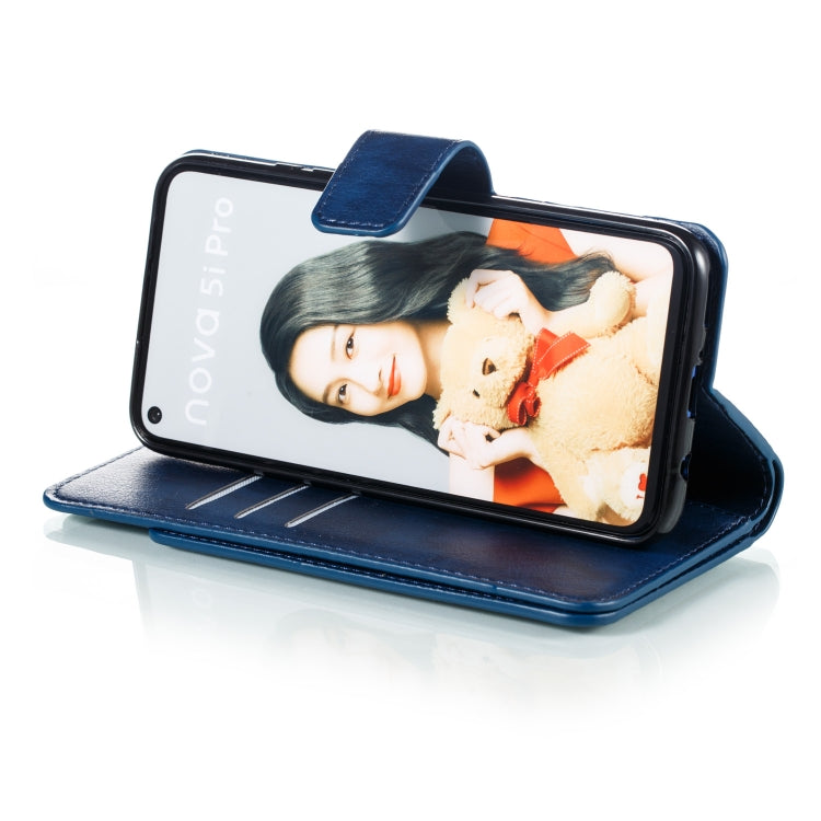 For Huawei Mate 30 Lite Litchi Texture Horizontal Flip Leather Case, with Nine Card Slots & Wallet & Photo Frame