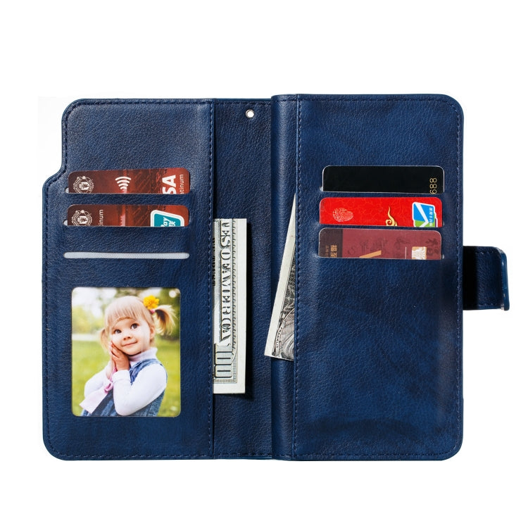 For Huawei Mate 30 Lite Litchi Texture Horizontal Flip Leather Case, with Nine Card Slots & Wallet & Photo Frame