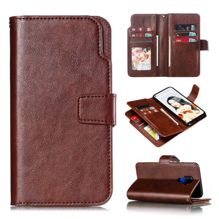 For Huawei Mate 30 Lite Litchi Texture Horizontal Flip Leather Case, with Nine Card Slots & Wallet & Photo Frame