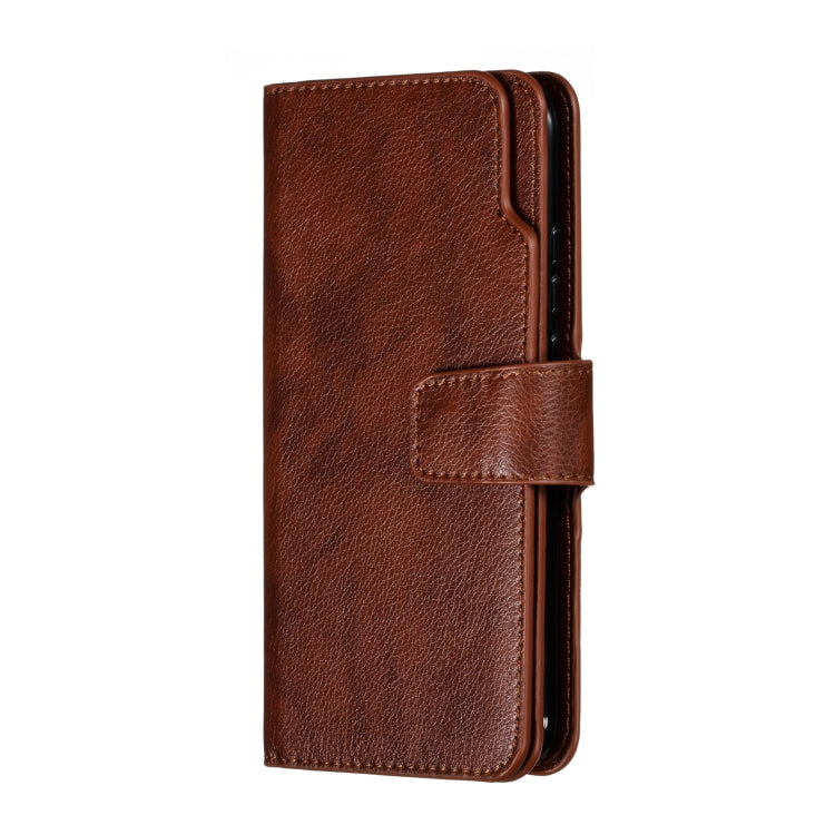 For Huawei Mate 30 Lite Litchi Texture Horizontal Flip Leather Case, with Nine Card Slots & Wallet & Photo Frame