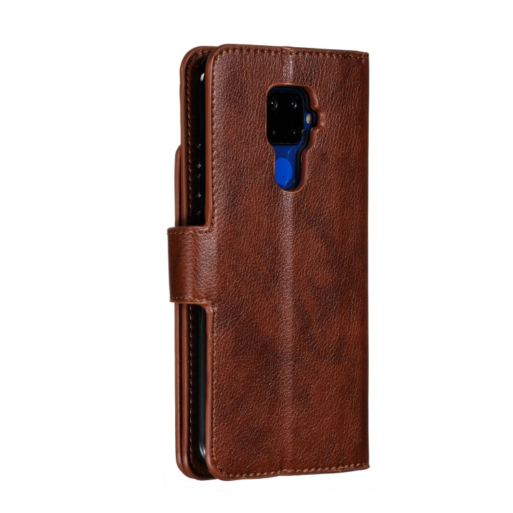 For Huawei Mate 30 Lite Litchi Texture Horizontal Flip Leather Case, with Nine Card Slots & Wallet & Photo Frame