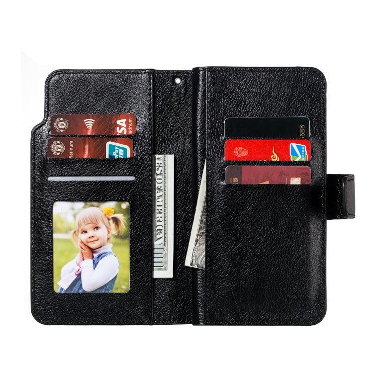 For Huawei Mate 30 Lite Litchi Texture Horizontal Flip Leather Case, with Nine Card Slots & Wallet & Photo Frame
