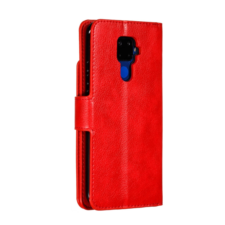 For Huawei Mate 30 Lite Litchi Texture Horizontal Flip Leather Case, with Nine Card Slots & Wallet & Photo Frame