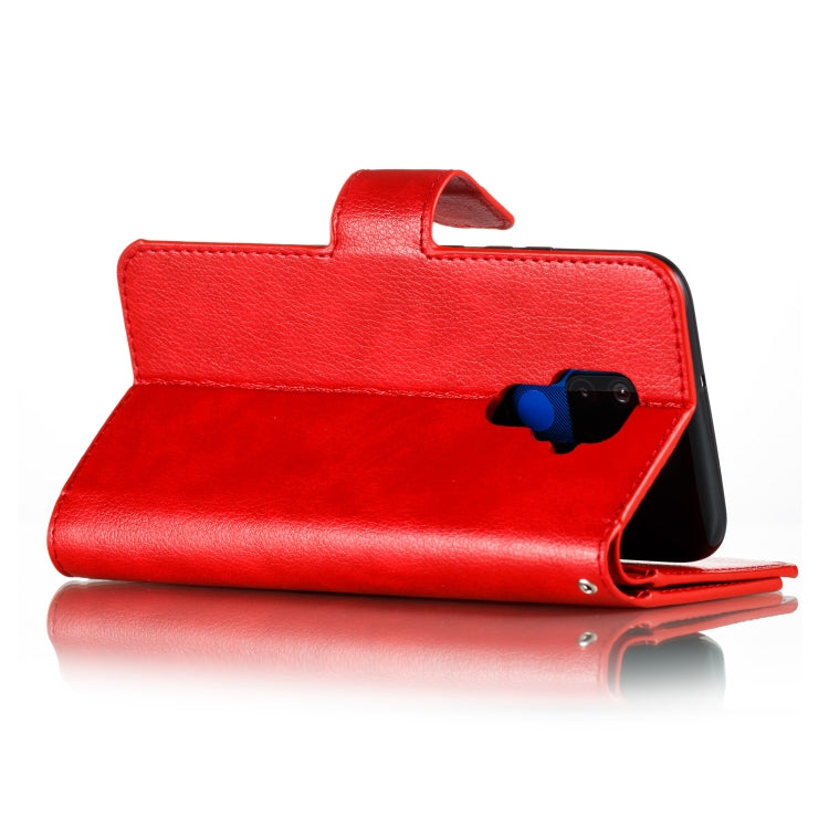 For Huawei Mate 30 Lite Litchi Texture Horizontal Flip Leather Case, with Nine Card Slots & Wallet & Photo Frame