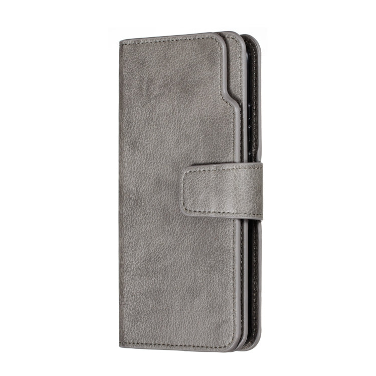 For Huawei Mate 30 Lite Litchi Texture Horizontal Flip Leather Case, with Nine Card Slots & Wallet & Photo Frame