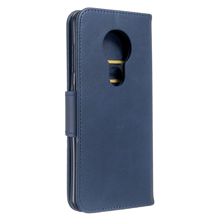For Nokia 6.2 / 7.2 Lambskin Texture Pure Color Horizontal Flip PU Leather Case with Holder & Card Slots & Wallet & Lanyard