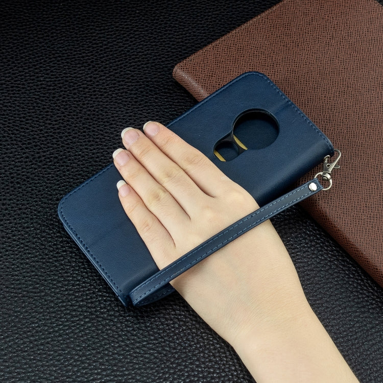 For Nokia 6.2 / 7.2 Lambskin Texture Pure Color Horizontal Flip PU Leather Case with Holder & Card Slots & Wallet & Lanyard