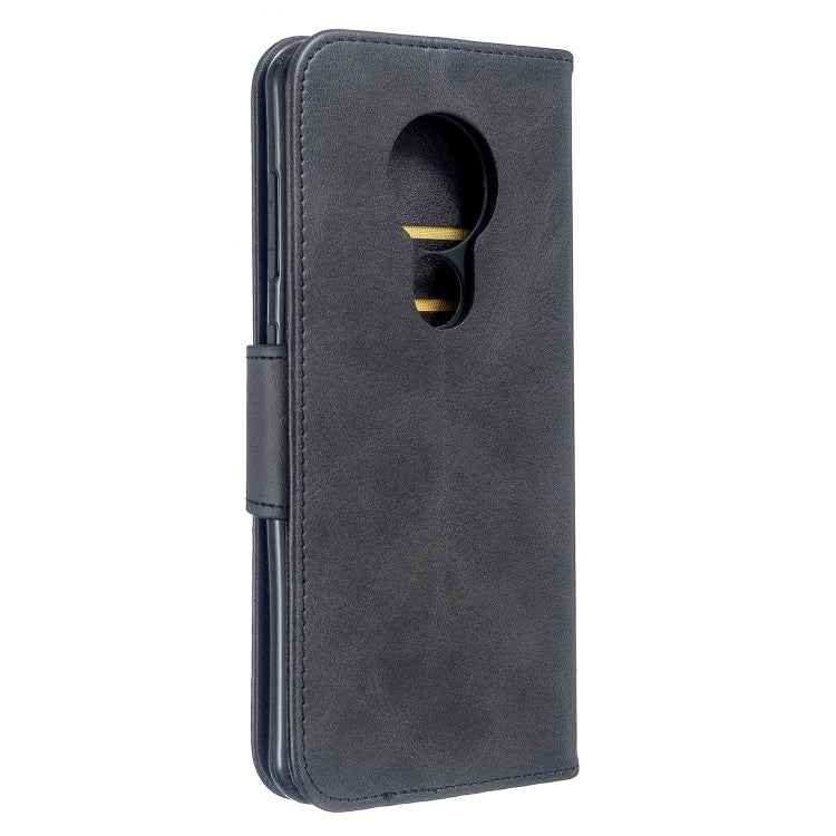 For Nokia 6.2 / 7.2 Lambskin Texture Pure Color Horizontal Flip PU Leather Case with Holder & Card Slots & Wallet & Lanyard