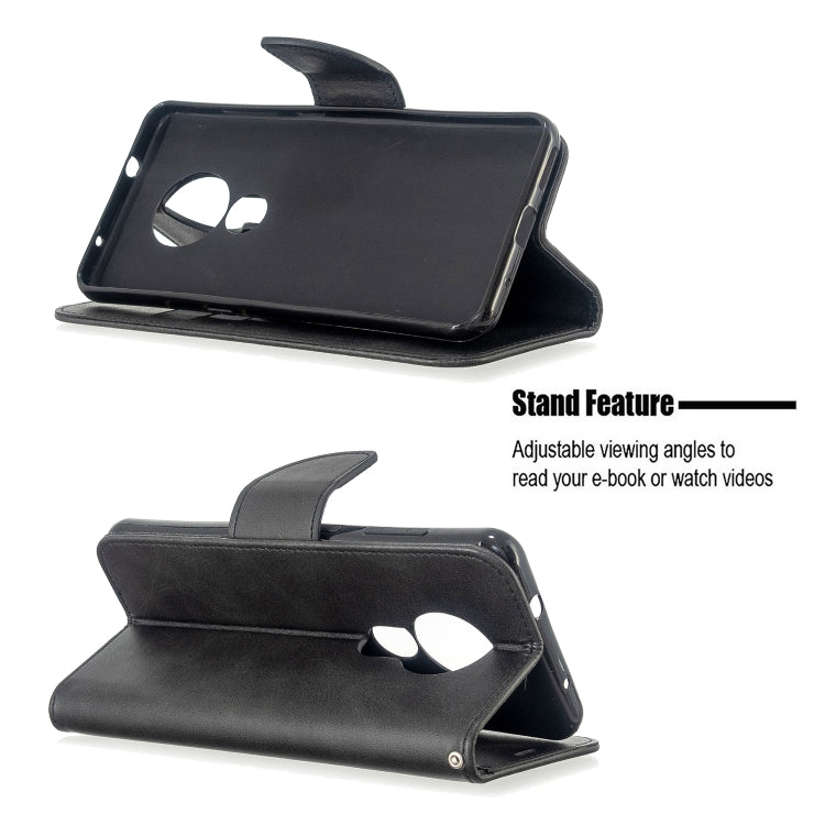 For Nokia 6.2 / 7.2 Lambskin Texture Pure Color Horizontal Flip PU Leather Case with Holder & Card Slots & Wallet & Lanyard