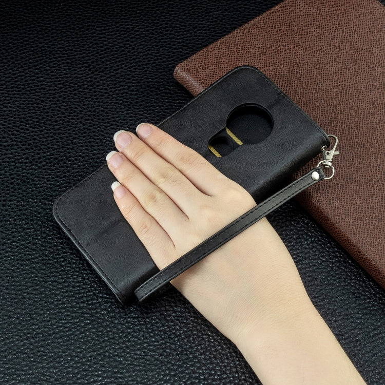 For Nokia 6.2 / 7.2 Lambskin Texture Pure Color Horizontal Flip PU Leather Case with Holder & Card Slots & Wallet & Lanyard