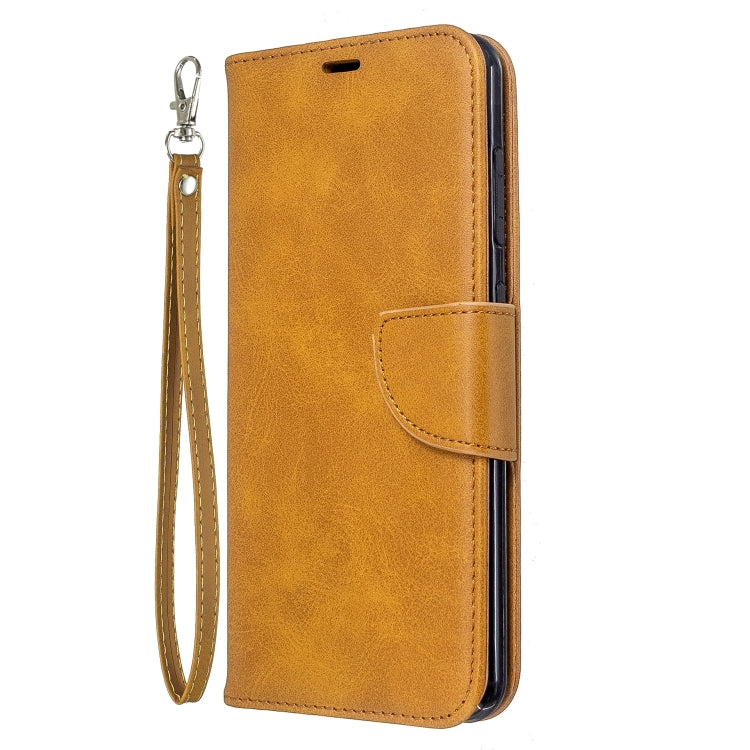 For Nokia 6.2 / 7.2 Lambskin Texture Pure Color Horizontal Flip PU Leather Case with Holder & Card Slots & Wallet & Lanyard