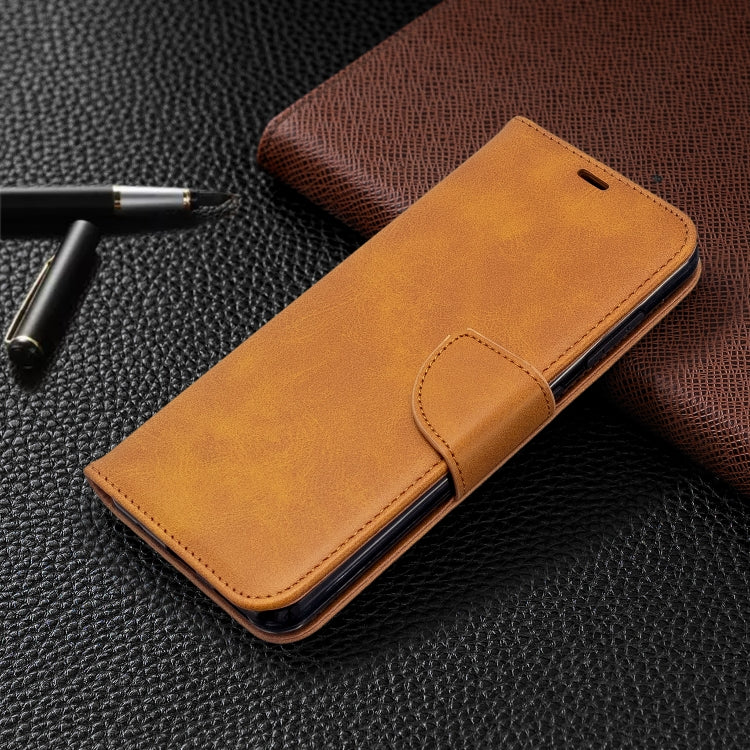 For Nokia 6.2 / 7.2 Lambskin Texture Pure Color Horizontal Flip PU Leather Case with Holder & Card Slots & Wallet & Lanyard