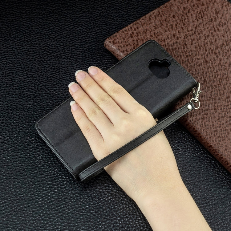 For Sony Xperia 20 Lambskin Texture Pure Color Horizontal Flip PU Leather Case with Holder & Card Slots & Wallet & Lanyard