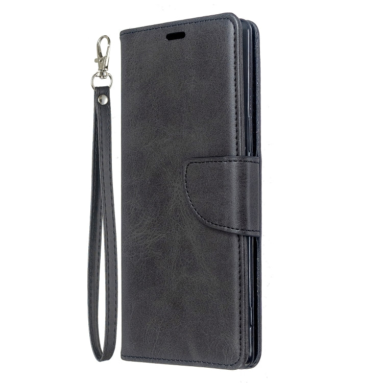 For Sony Xperia5 / XZ5 Lambskin Texture Pure Color Horizontal Flip PU Leather Case with Holder & Card Slots & Wallet & Lanyard