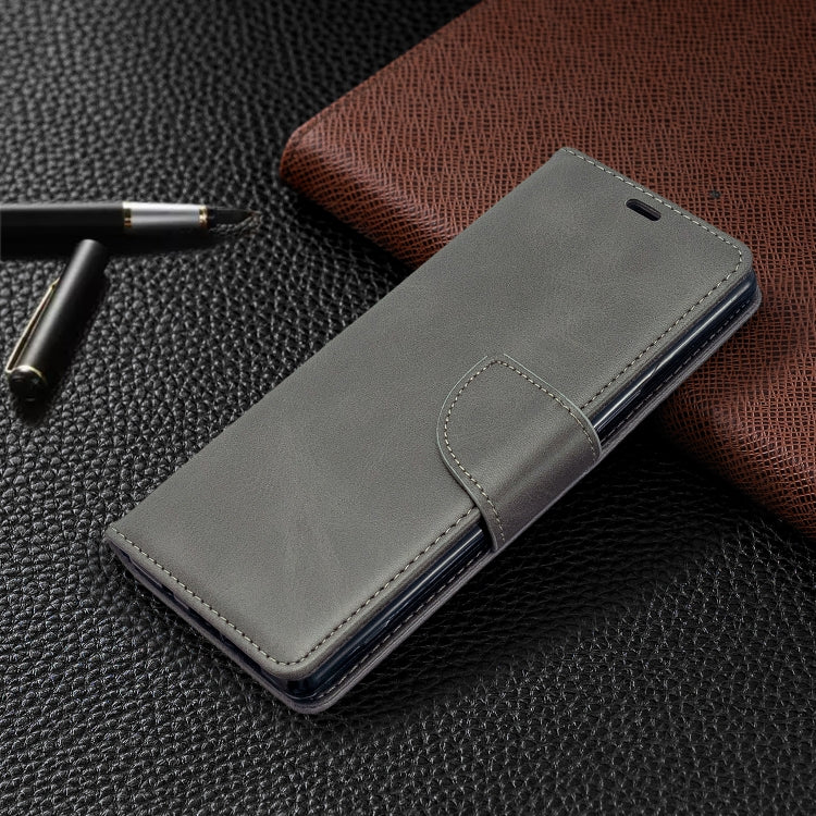 For Sony Xperia5 / XZ5 Lambskin Texture Pure Color Horizontal Flip PU Leather Case with Holder & Card Slots & Wallet & Lanyard