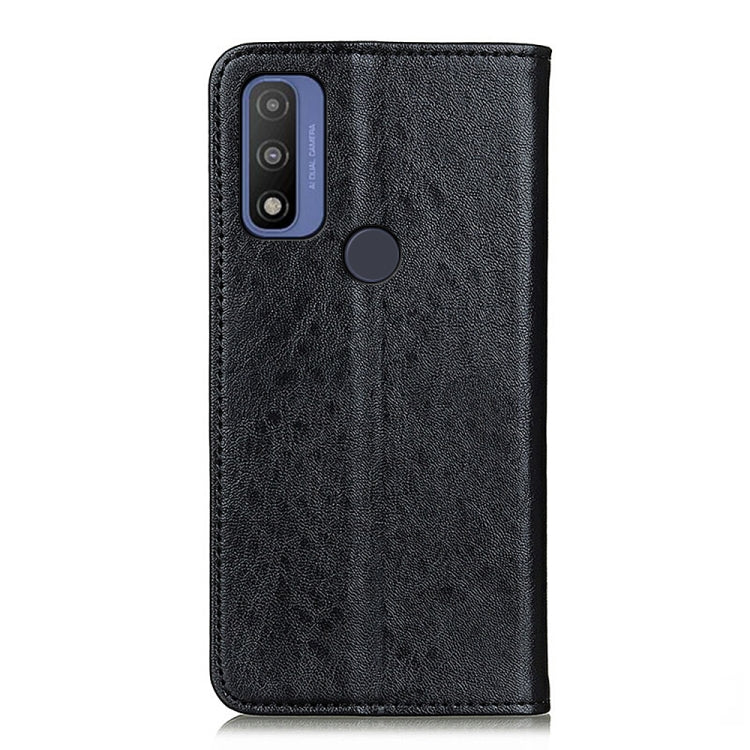 For Motorola G Pure Magnetic Crazy Horse Texture Horizontal Flip Leather Case with Holder & Card Slots & Wallet