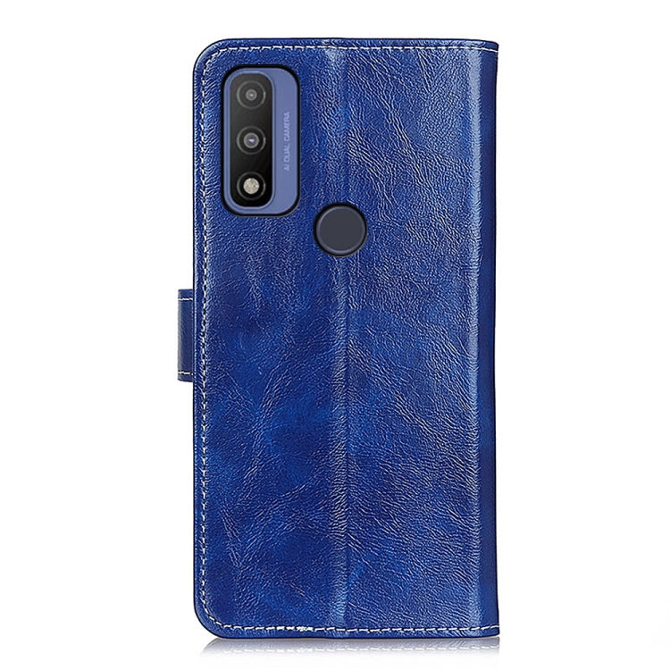 For Motorola G Pure Retro Crazy Horse Texture Horizontal Flip Leather Case with Holder & Card Slots & Photo Frame & Wallet