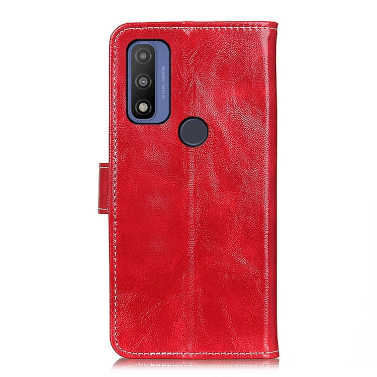 For Motorola G Pure Retro Crazy Horse Texture Horizontal Flip Leather Case with Holder & Card Slots & Photo Frame & Wallet