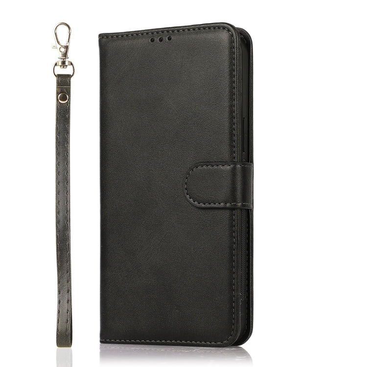 For iPhone 13 mini Calf Texture 2 in 1 Detachable Magnetic Back Cover Horizontal Flip Leather Case with Holder & Card Slots & Wallet & Photo Frame