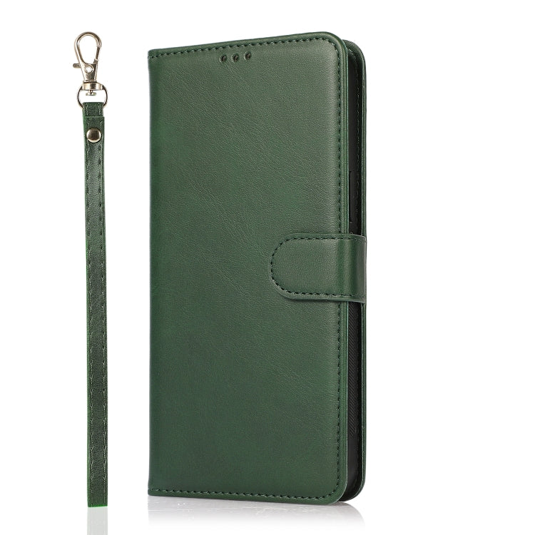 For iPhone 13 mini Calf Texture 2 in 1 Detachable Magnetic Back Cover Horizontal Flip Leather Case with Holder & Card Slots & Wallet & Photo Frame