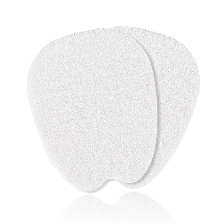 10 PCS 090 Thin Felt Forefoot Pad Anti-wear Shoe Sticker Pads(White)