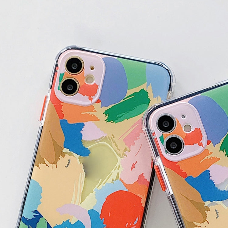 For iPhone 13 Shockproof TPU Pattern Protective Case