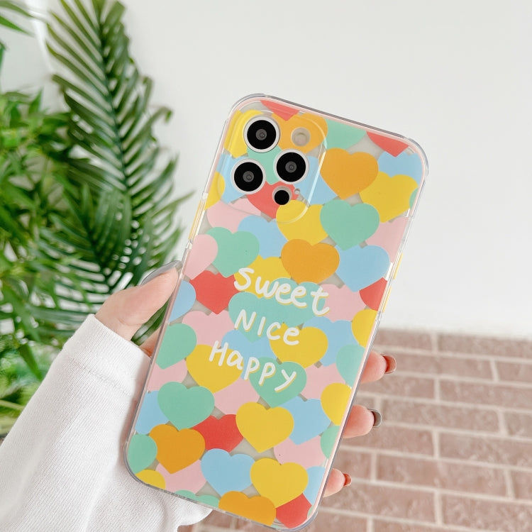 For iPhone 13 Shockproof TPU Pattern Protective Case