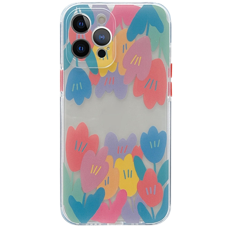 For iPhone 13 Shockproof TPU Pattern Protective Case