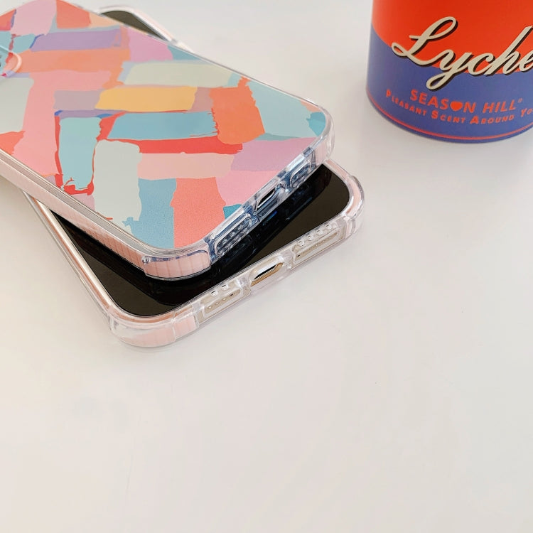For iPhone 13 Shockproof TPU Pattern Protective Case