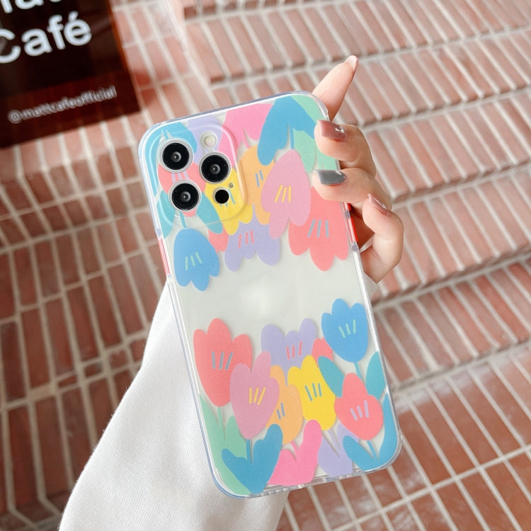 For iPhone 13 Pro Max Shockproof TPU Pattern Protective Case
