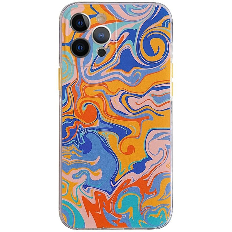 For iPhone 13 Pro Max Shockproof TPU Pattern Protective Case