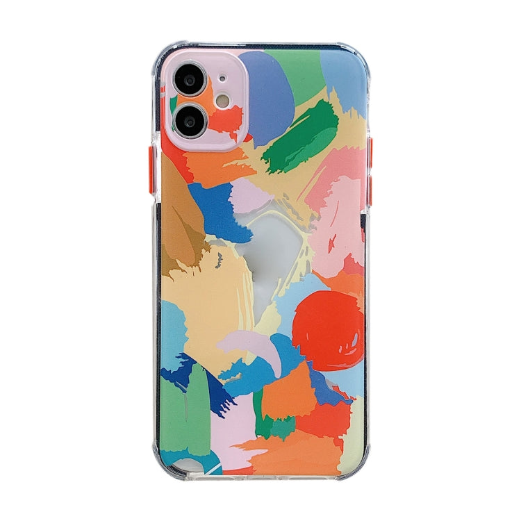 For iPhone 12 mini Shockproof TPU Pattern Protective Case