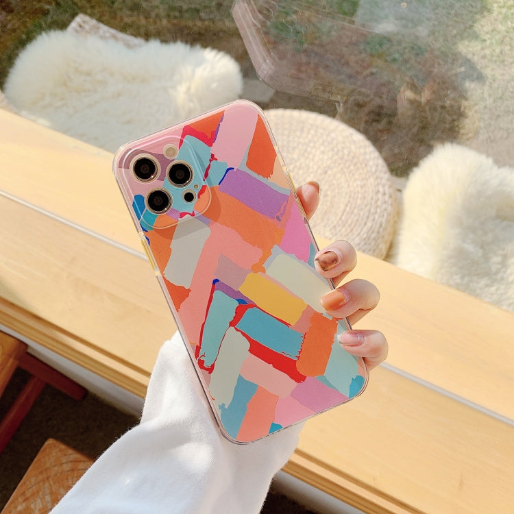 For iPhone 12 Shockproof TPU Pattern Protective Case