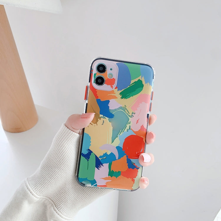 For iPhone 12 Pro Shockproof TPU Pattern Protective Case Max