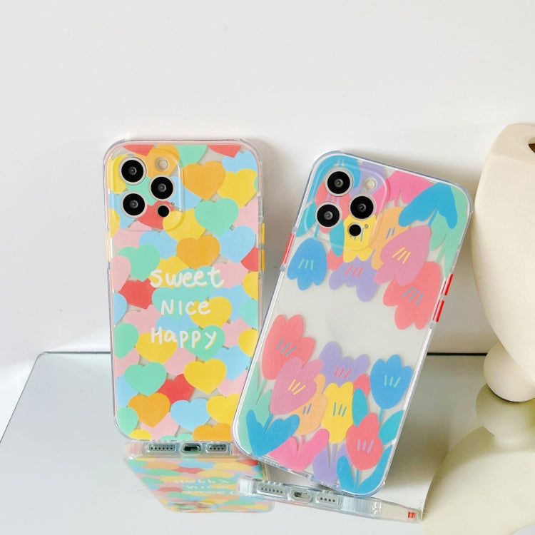 For iPhone 11 Shockproof TPU Pattern Protective Case