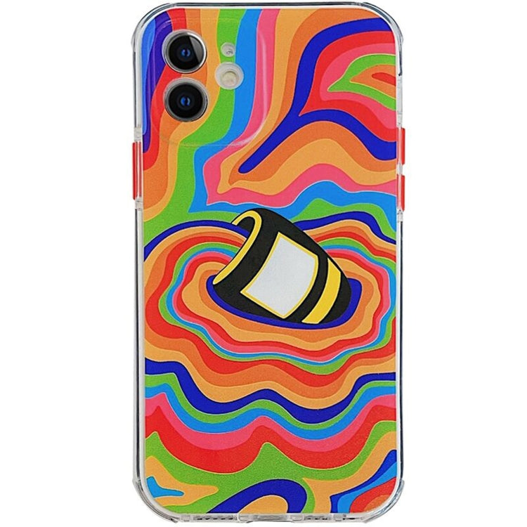 For iPhone 11 Shockproof TPU Pattern Protective Case